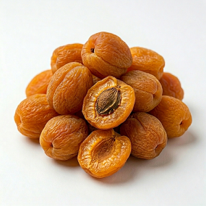 Fresh dried organic apricots